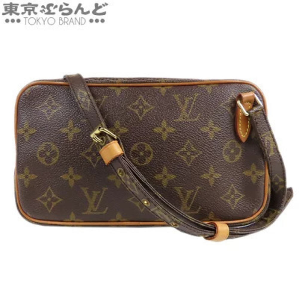 Louis Vuitton Pochette Marly Bandouliere Brown Monogram Canvas Shoulder Bag
